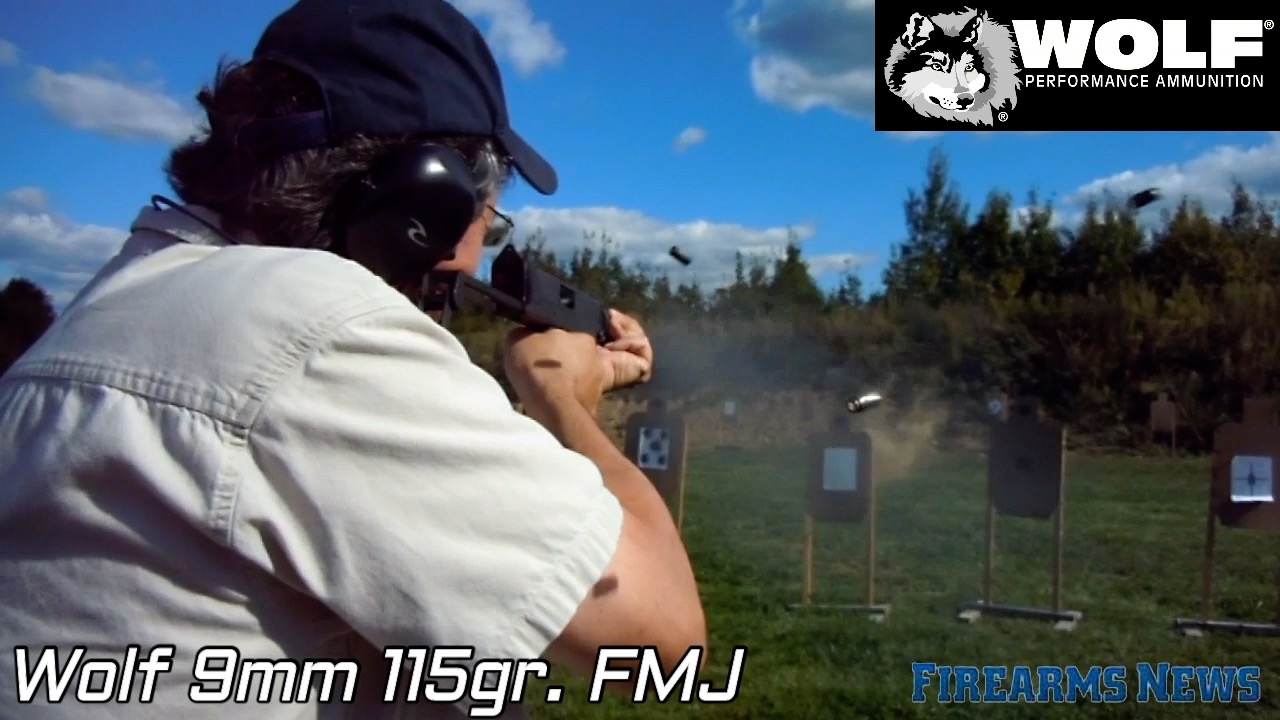 Firearms News visits ATG Family Range Day SMG test of Wolf 9mm Ammo