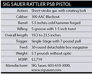 Sig-Saur-Rattler-Specs