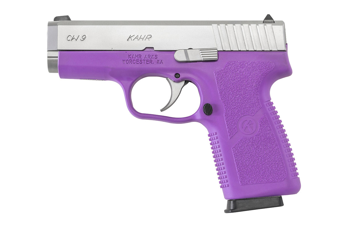 Kahr CW9 and CW380 with Purple Frames