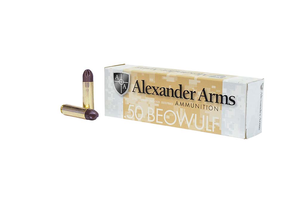 PolyCase Ammunition and Alexander Arms Create .50 Beowulf ARX