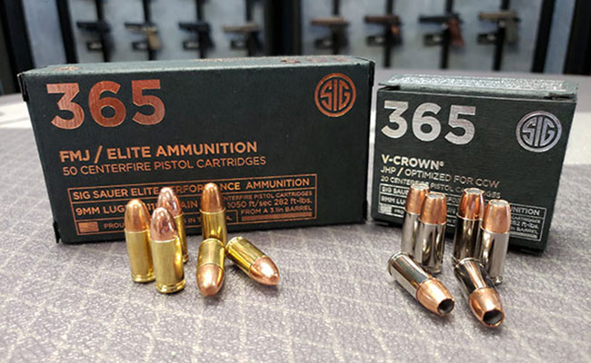 SIG 365 Ammunition – First Look